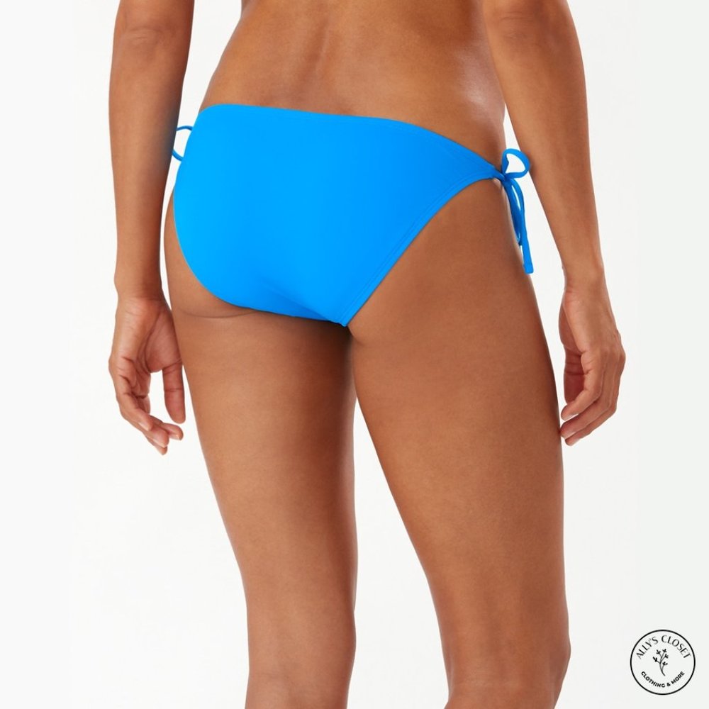 Tommy Bahama Blue String Bikini Bottom - Picture 2 of 6